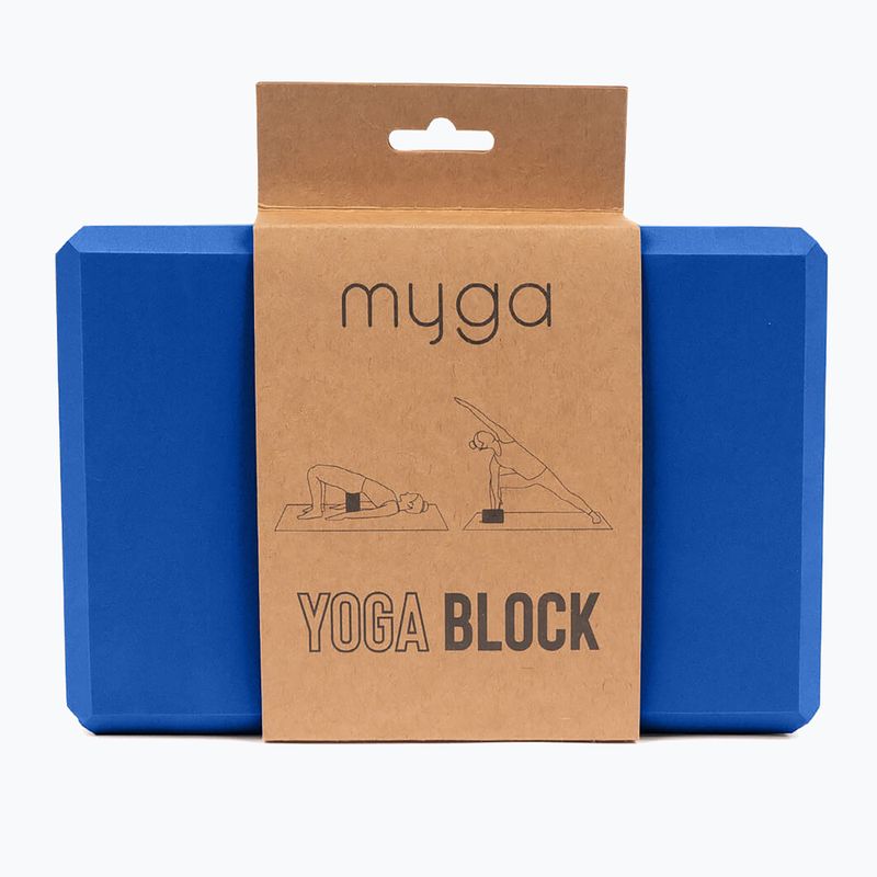 Куб за йога  Myga Foam Block do jogi navy 2