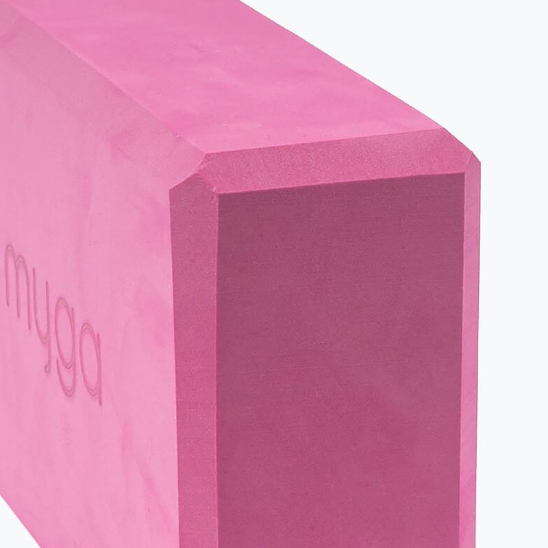 Куб за йога Myga Foam Block pink 3