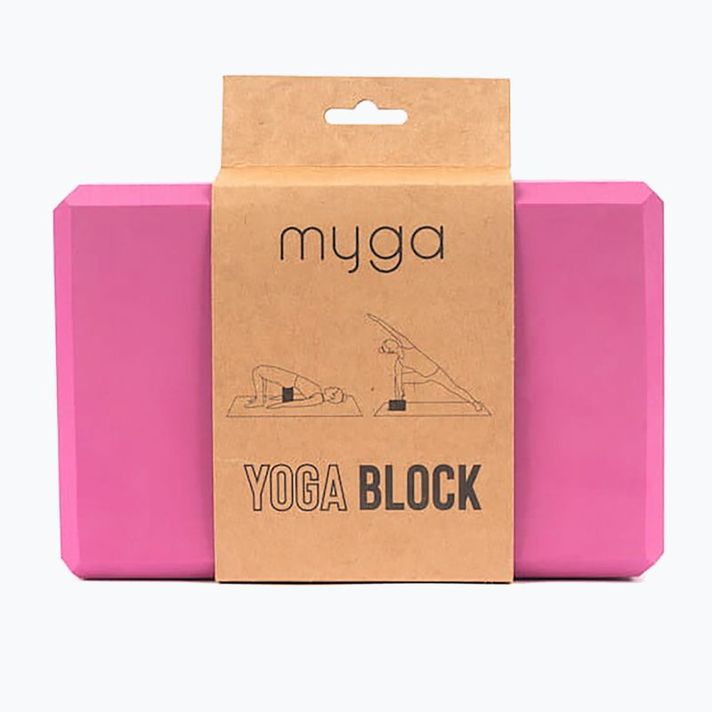 Куб за йога Myga Foam Block pink 4