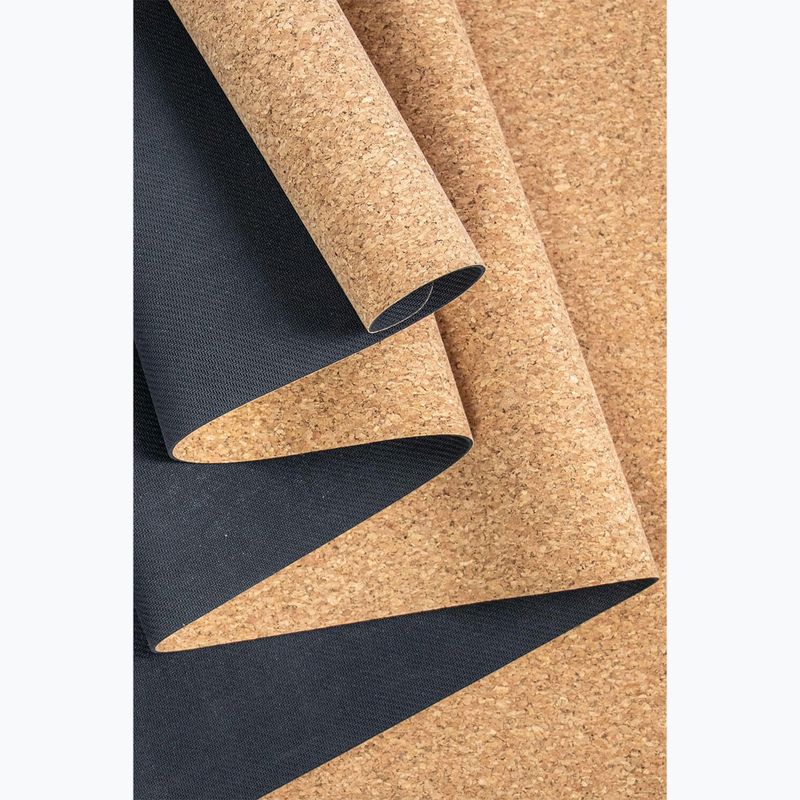 Постелка за йога Myga Cork/Rubber 2 mm brown 2