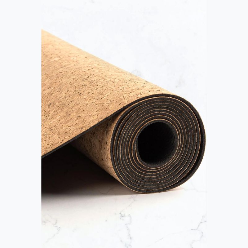 Постелка за йога Myga Cork/Rubber 2 mm brown 3