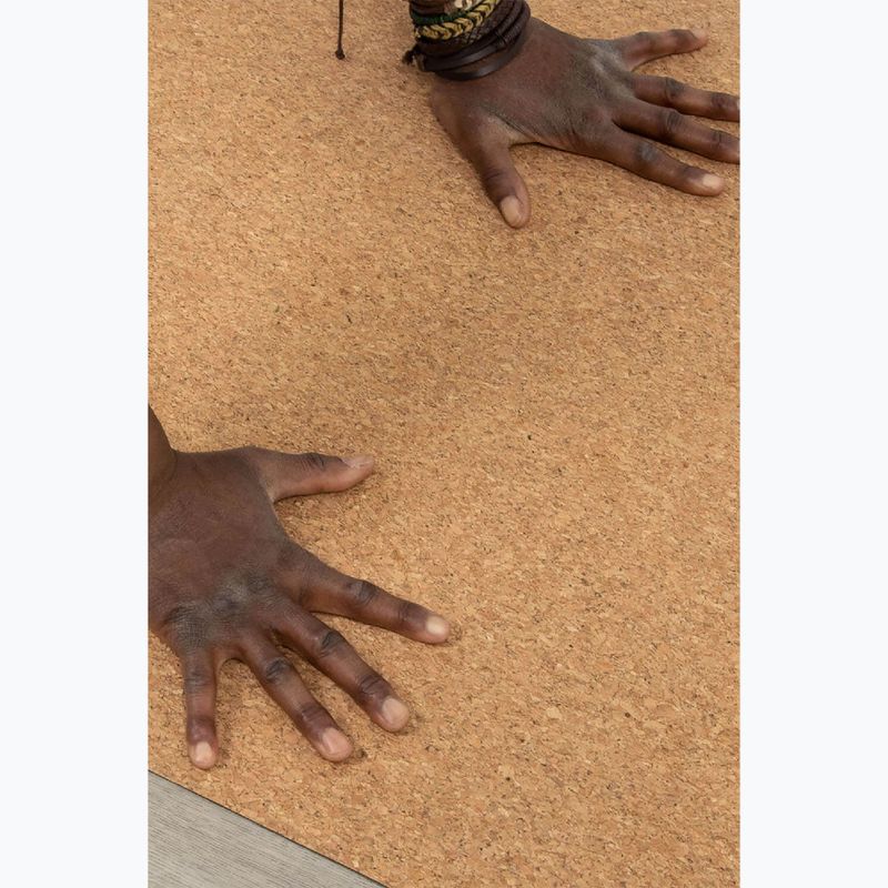 Постелка за йога Myga Cork/Rubber 2 mm brown 4