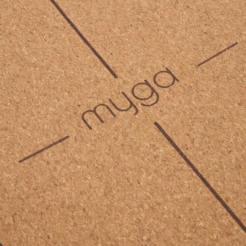 Постелка за йога Myga Alignment XL 6 mm brown 2