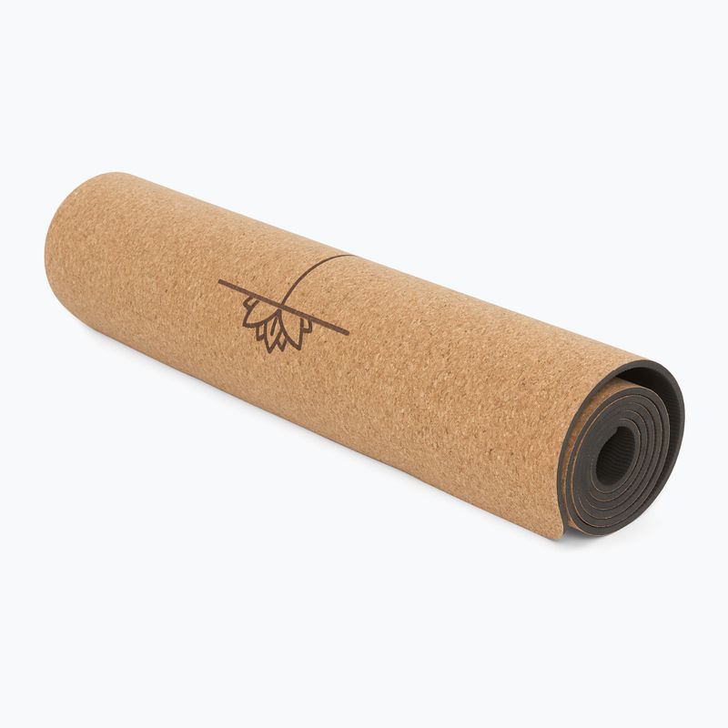 Постелка за йога Myga Alignment XL 6 mm brown 5