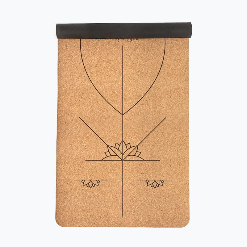 Постелка за йога Myga Alignment XL 6 mm brown 7