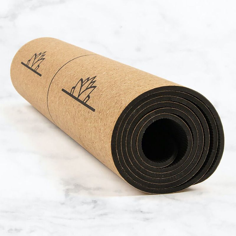 Постелка за йога Myga Alignment XL 6 mm brown 9