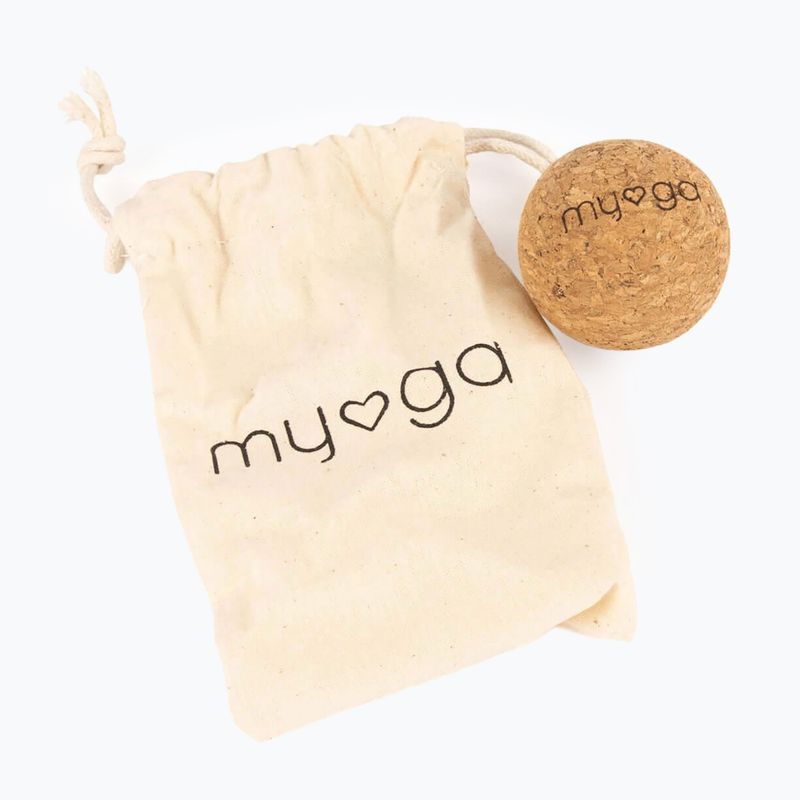 Масажна топка Myga 5 cm brown 3
