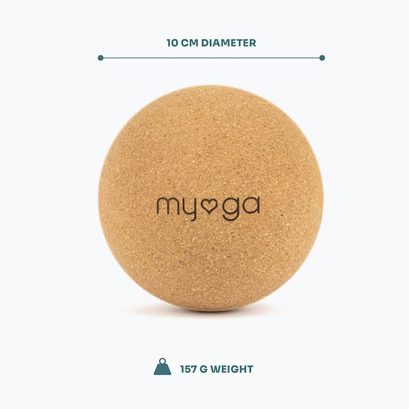 Масажна топка Myga brown 4