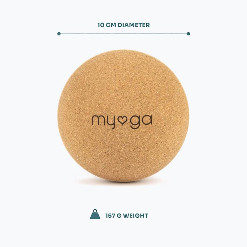 Масажна топка Myga brown 8