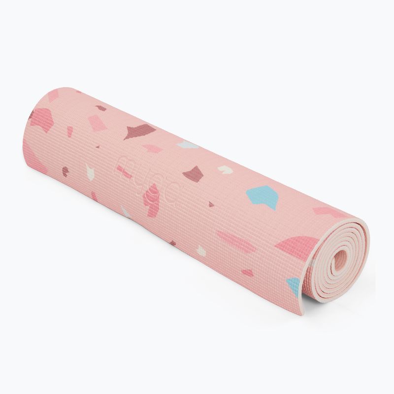 Комплект за йога Myga Terrazzo Yoga Set mat + block + strap purple 3