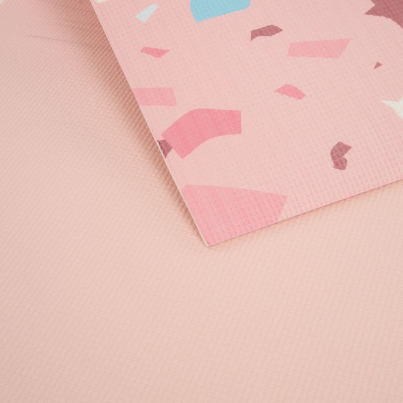 Комплект за йога Myga Terrazzo Yoga Set mat + block + strap purple 4