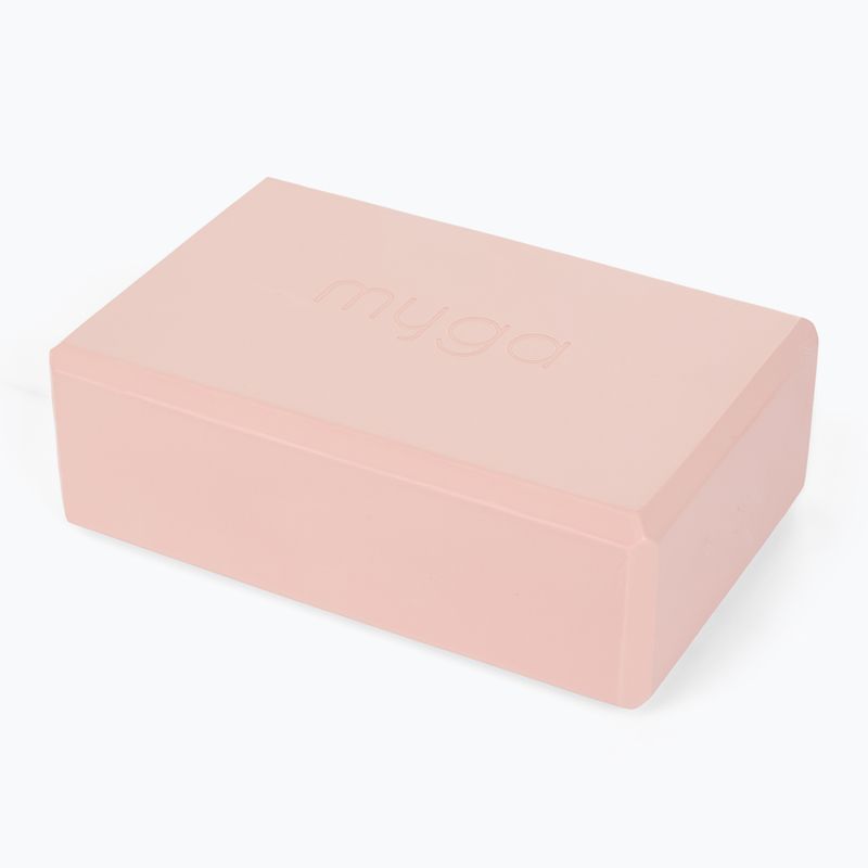 Комплект за йога Myga Terrazzo Yoga Set mat + block + strap purple 5