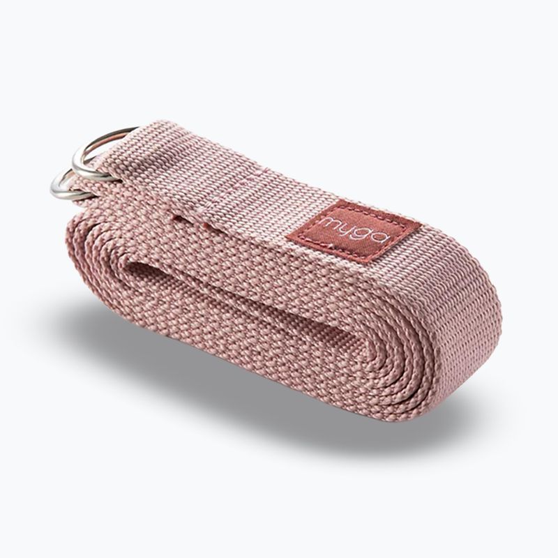 Комплект за йога Myga Terrazzo Yoga Set mat + block + strap purple 16