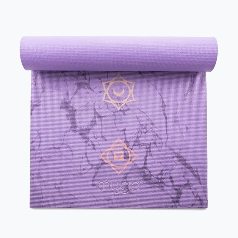 Постелка за йога Myga Chakra 6 mm purple 3