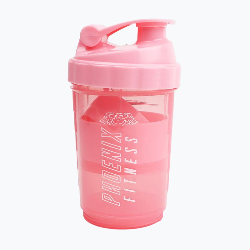 Шейкър Phoenix Fitness with container 500 ml pink 2