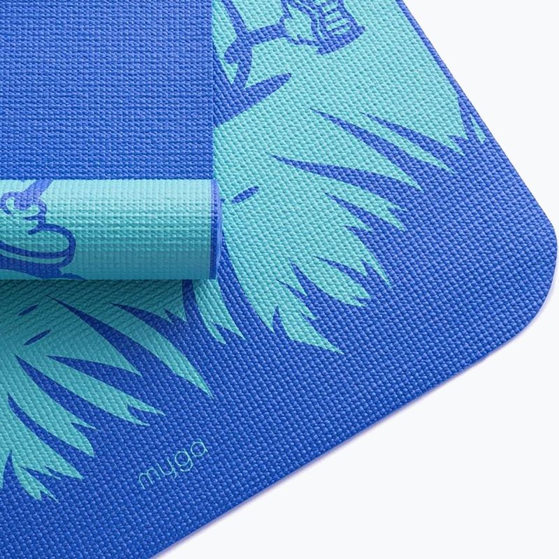 Детска йога постелка Myga Frenzy 3 mm blue 3