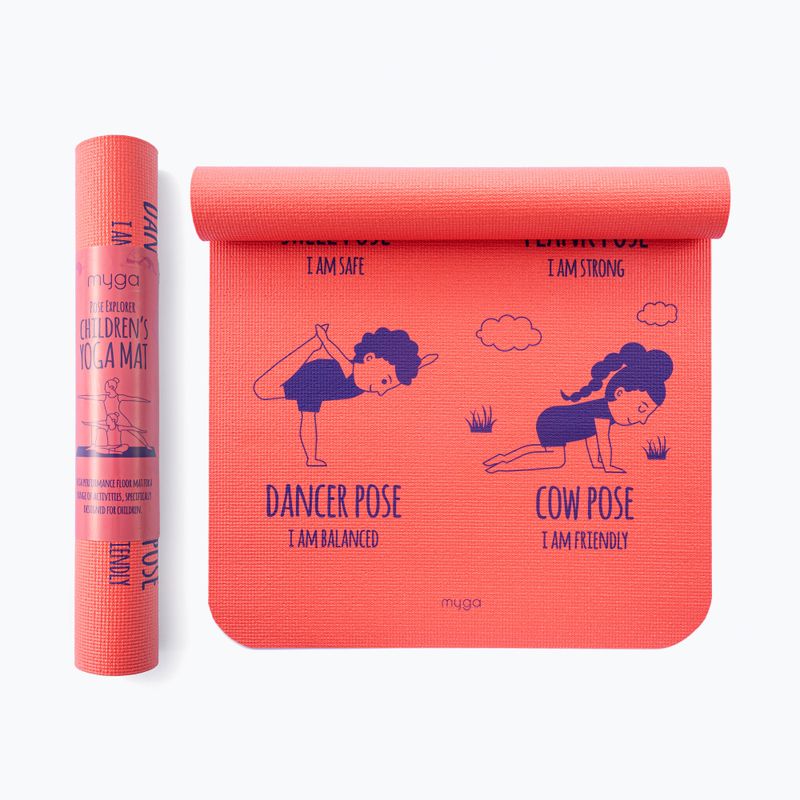 Постелка за йога Myga Pose 3 mm red 2