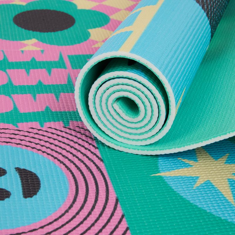 Комплект за йога Myga Spirit Yoga Set mat + block + turquoise strap 10