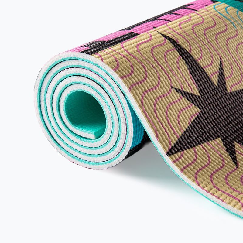 Комплект за йога Myga Spirit Yoga Set mat + block + turquoise strap 18