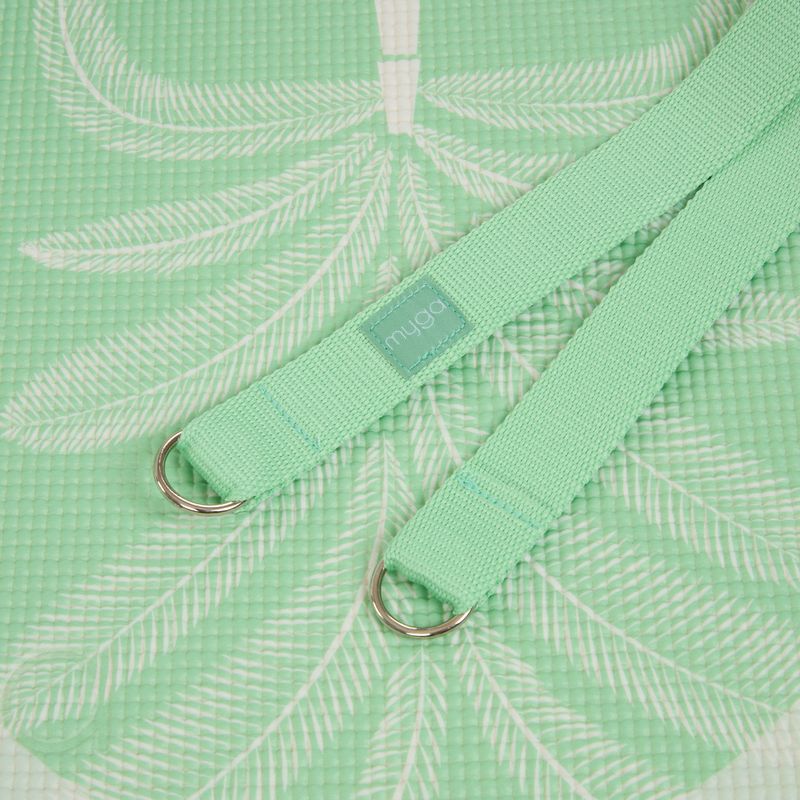 Комплект за йога Myga Sage Palm Yoga Set mat + block + green strap 8