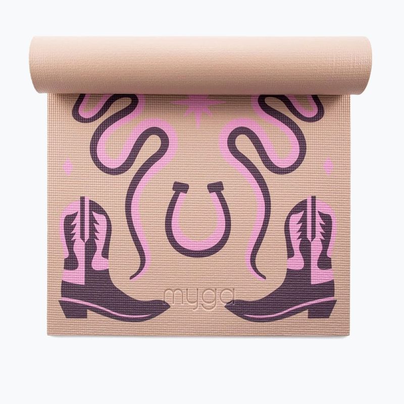 Постелка за йога Myga Cowgirl 6 mm brown 2