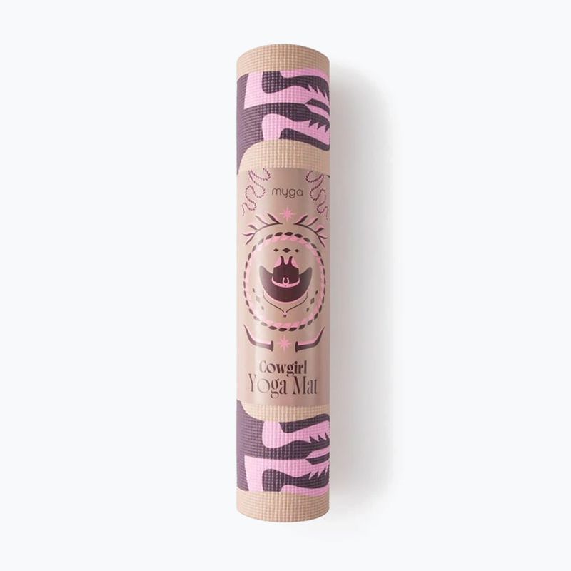 Постелка за йога Myga Cowgirl 6 mm brown 8