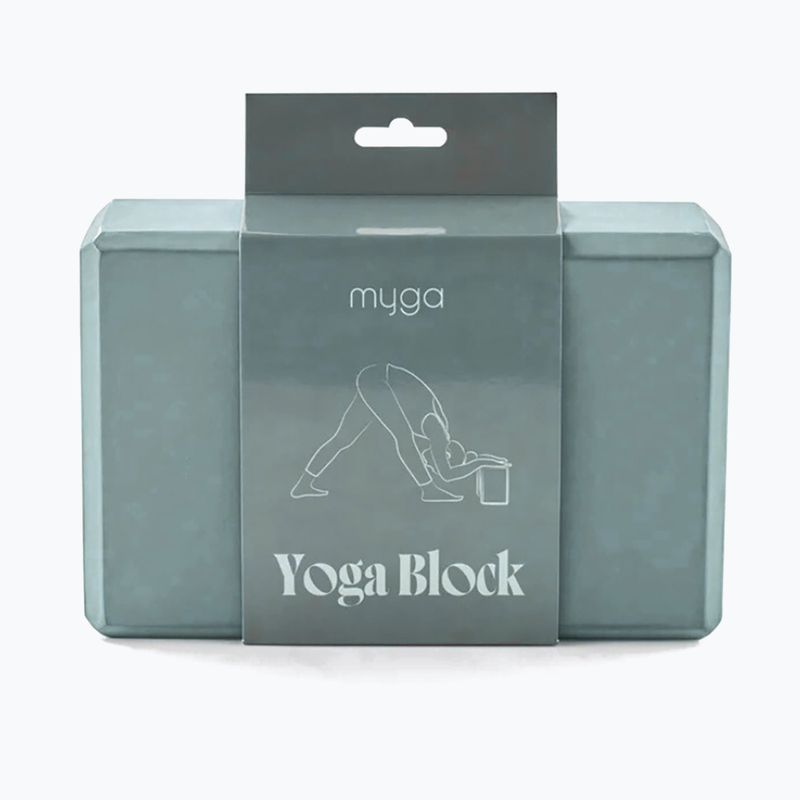 Йога блок Myga Foam Block светлосиньо 3