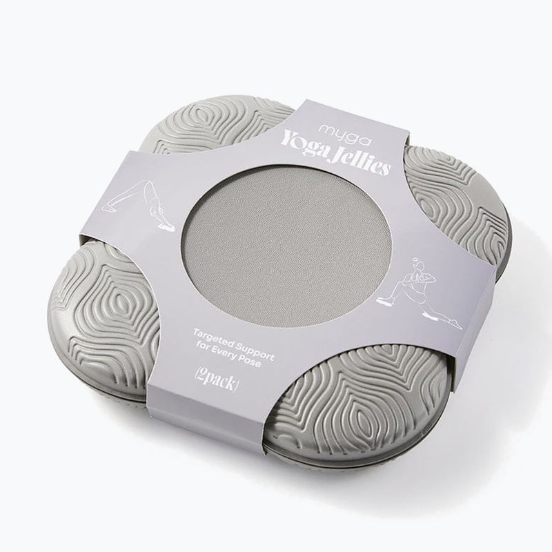 Гелова подложка за йога Myga 2 pcs. grey 5