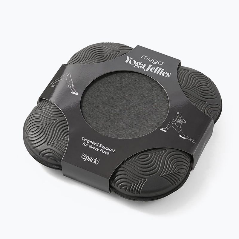 Гелова подложка за йога Myga 2 pcs. black 5