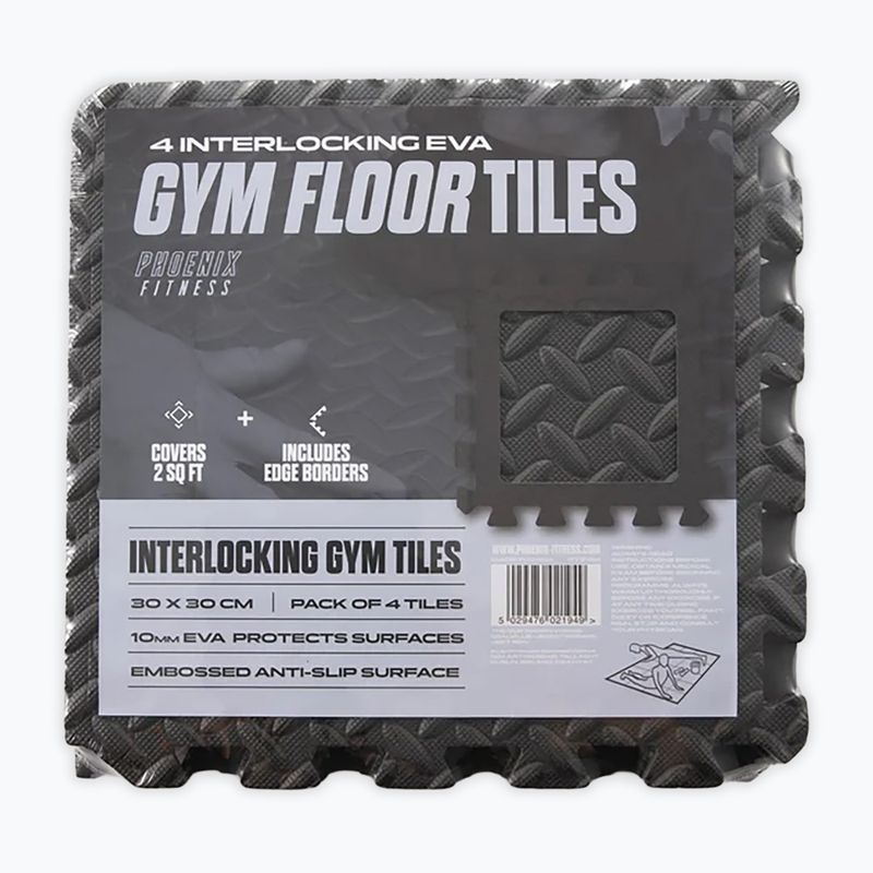 Предпазна постелка Phoenix Fitness RY2581 4 elementy black 6