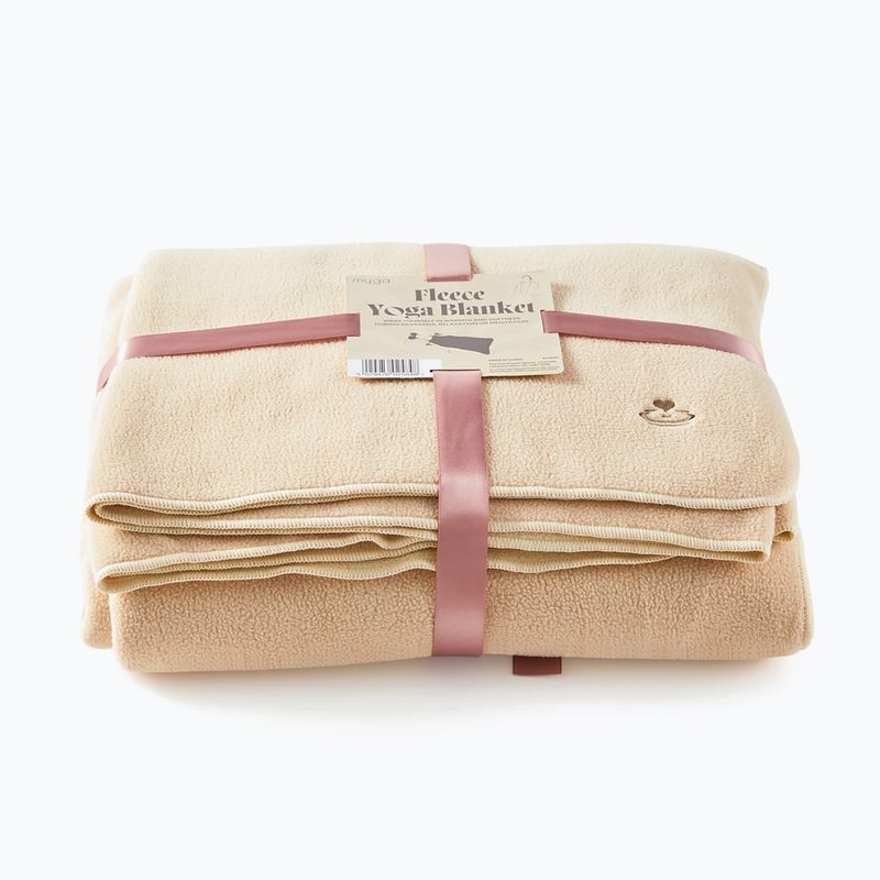 Одеяло за йога Myga Fleece sand 7