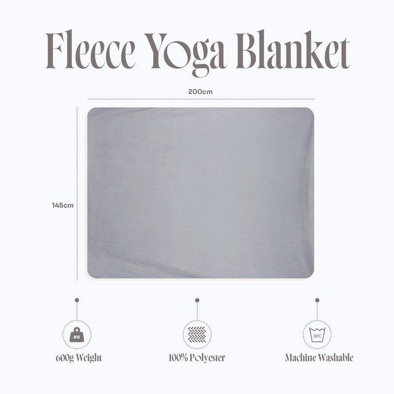 Одеяло за йога Myga Fleece stone 9