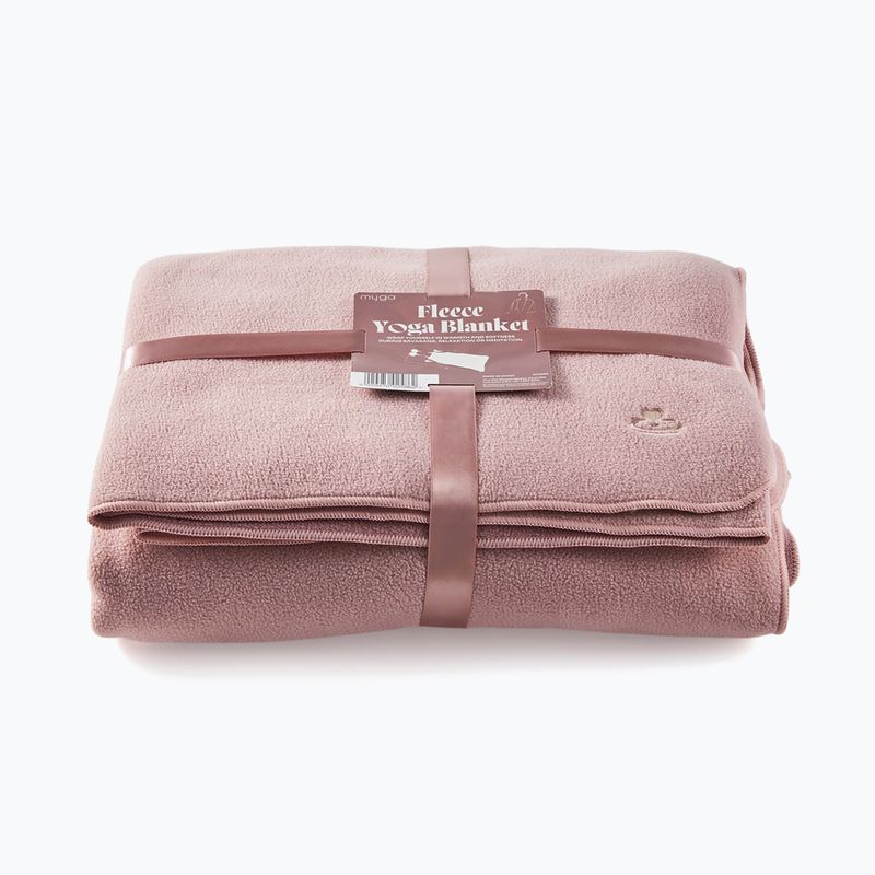 Одеяло за йога Myga Fleece blush 2