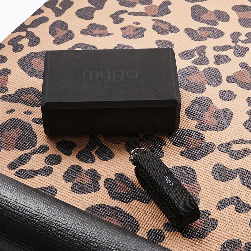 Комплект за йога Myga Leopard Yoga Set brown 4