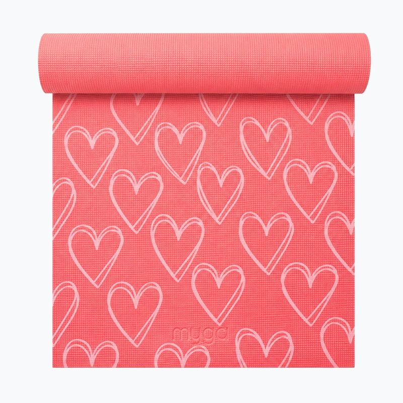 Постелка за йога Myga Heart Limited Edition red 2
