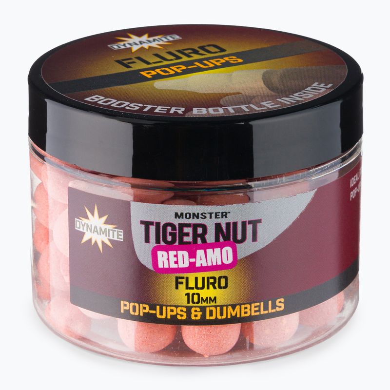 Dynamite Baits Red-Amo Fluoro Pop-Ups розови плаващи боили за шаран