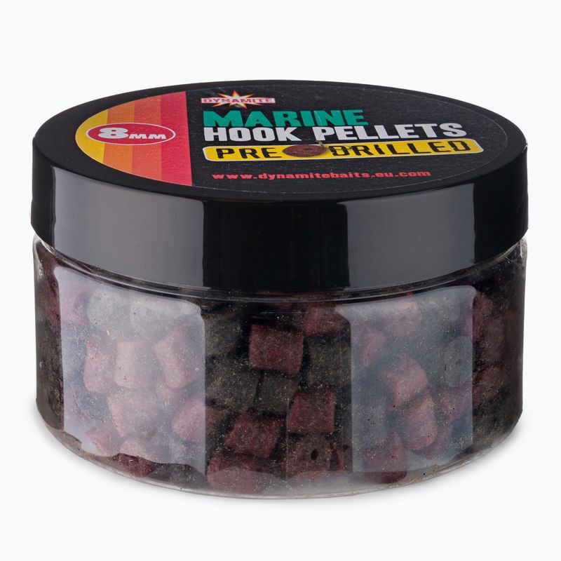 Dynamite Baits Предварително пробити HP Marine Halibut Red/Brown Method Pellets ADY040962