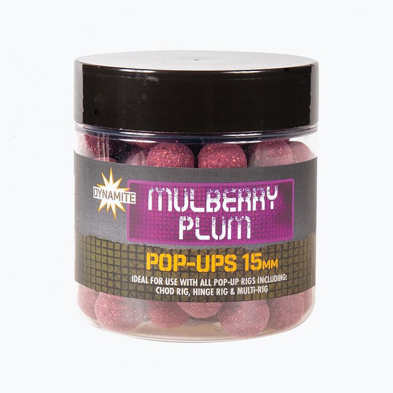 Dynamite Baits Mulberry Plum Pop Up 15mm тъмнолилави плаващи топчета за шаран ADY041014
