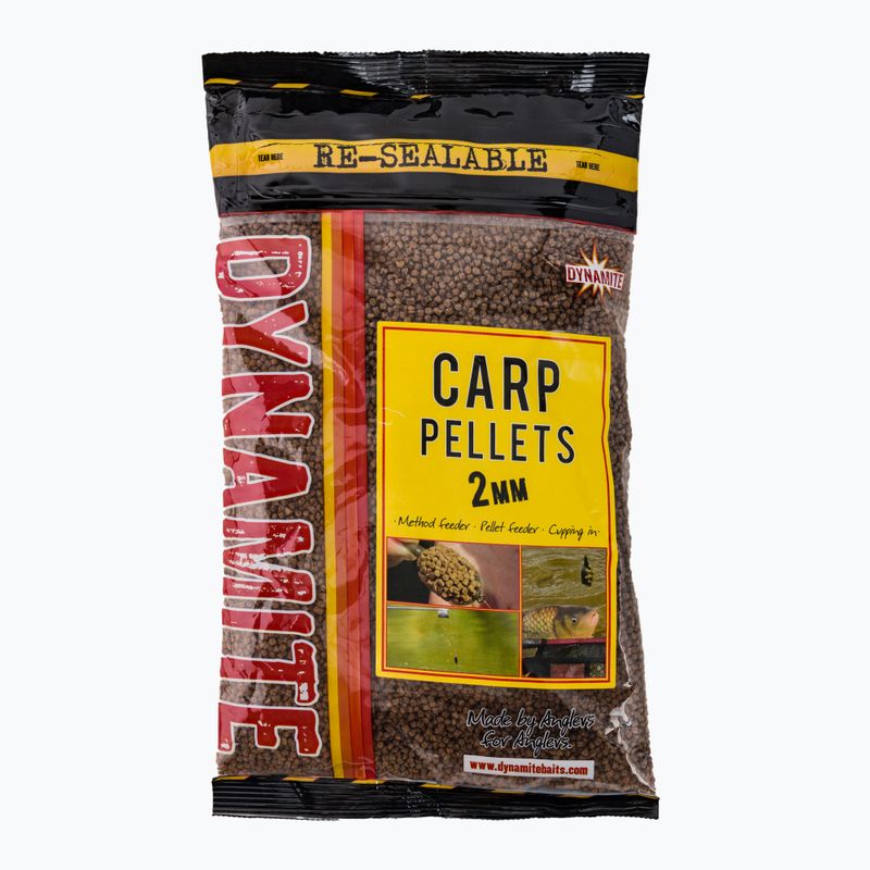 Пелети по метода Dynamite Baits Carp Pellets 2mm brązowy ADY040819