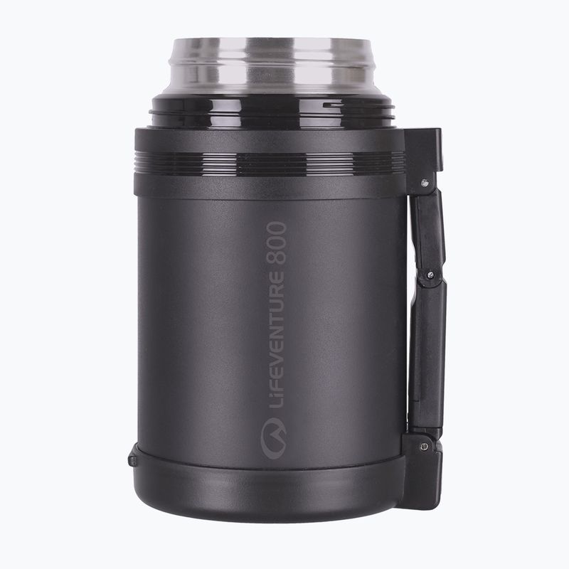 Вакуумна колба Lifeventure TiV Widemouth 800 ml тъмно сива 4