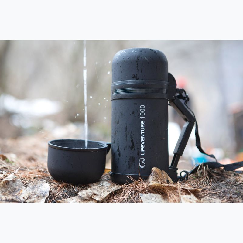 Lifeventure TiV Widemouth Вакуумна колба 1000 ml тъмно сива 5