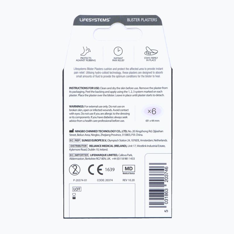 Lifesystems Пластири за блистери 6-пак 2
