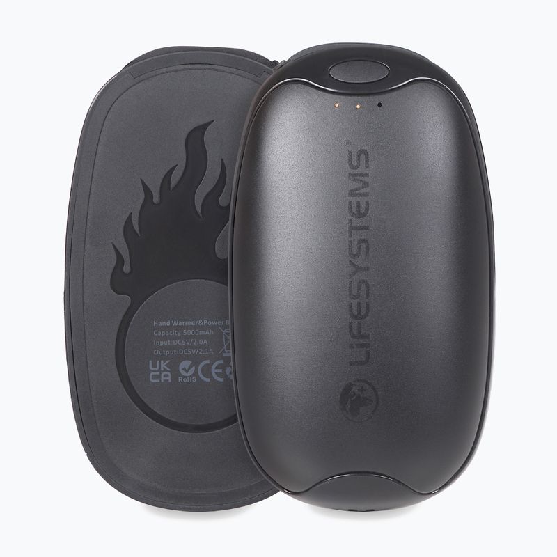 Грейка за ръце Lifesystems Rechargeable Dual Palm Handwarmer USB & USB C black 2