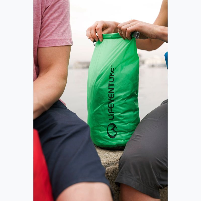 Lifeventure Ultralight Dry 10 l водоустойчива чанта зелена 4