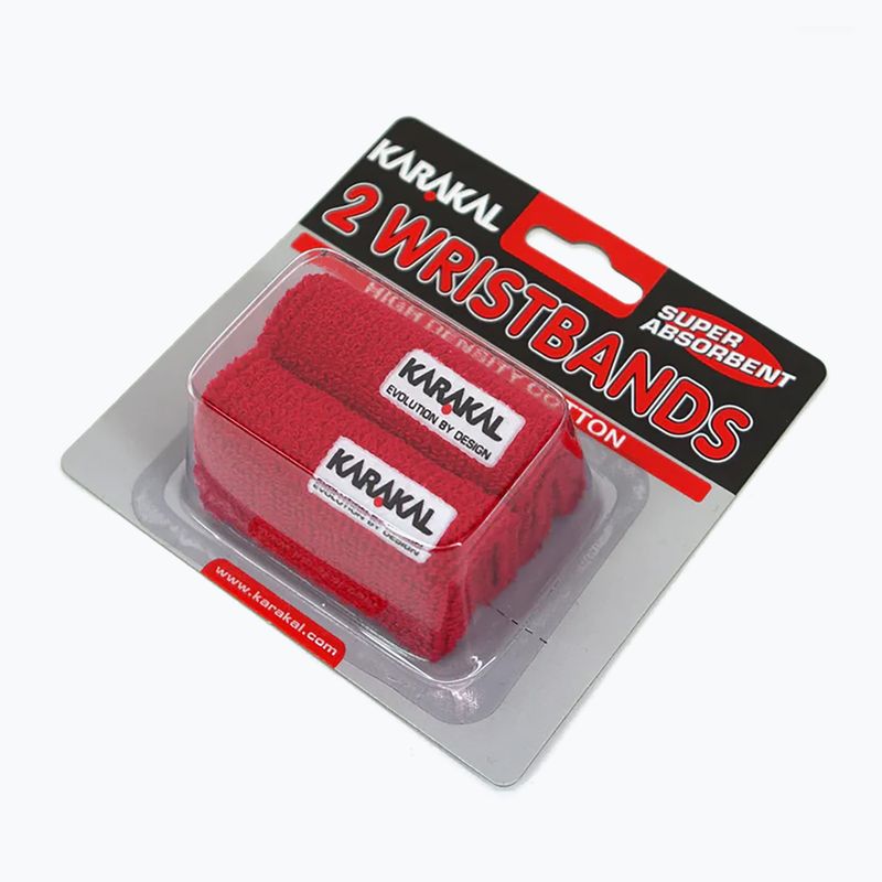 Хавлиен накитник Karakal Wristband 2 бр. red