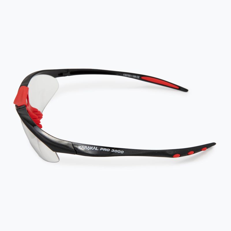 Очила за скуош Karakal Pro 3000 black/red 4