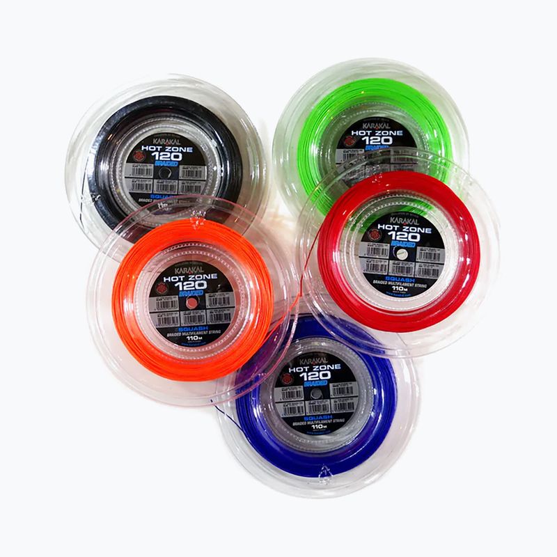 Влакно за скуош Karakal Hot Zone Braided 120 11 black 2