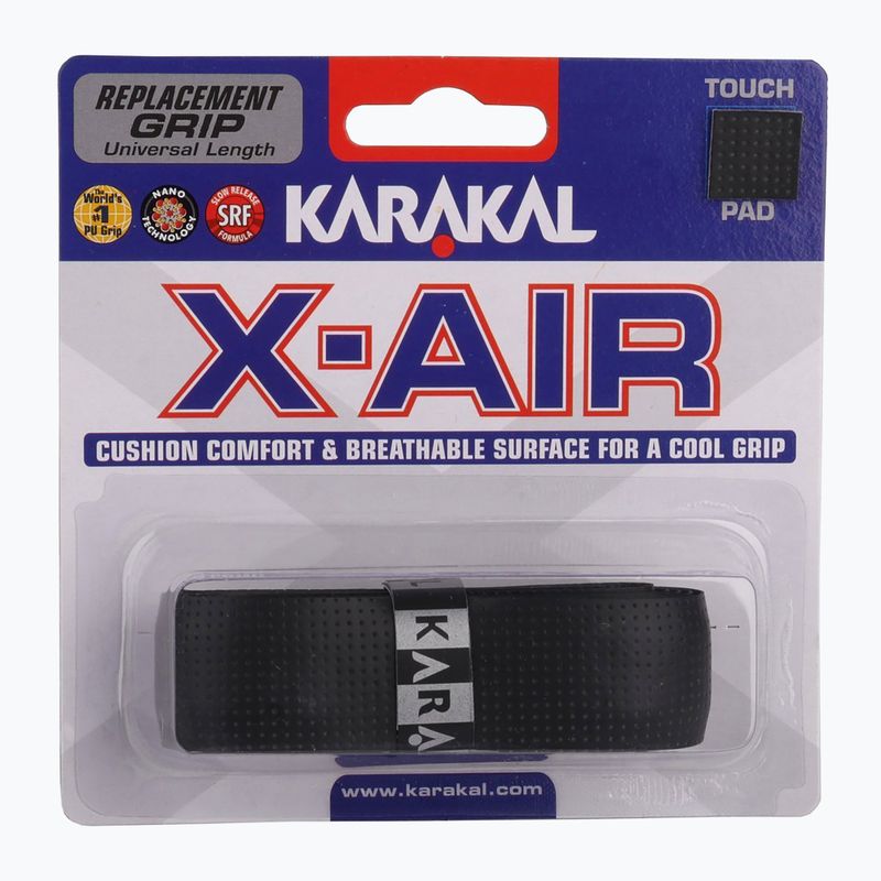 Обвивка за скуош ракета Karakal X-AIR Grip black