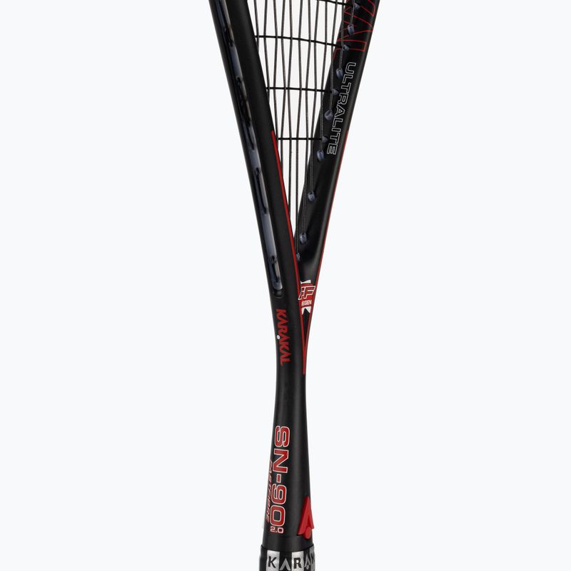 Ракета за скуош Karakal SN 90 2.0 черно-червена KS22003 4