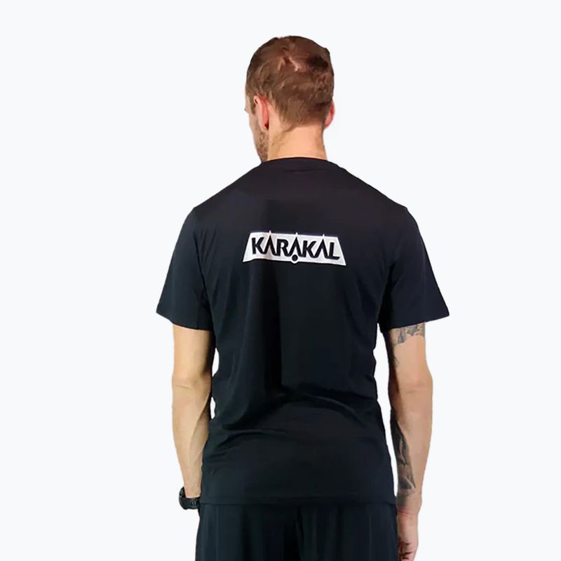 Мъжка тениска за тенис Karakal Pro Tour Tee black KC5421 2